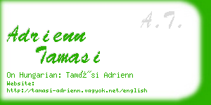 adrienn tamasi business card